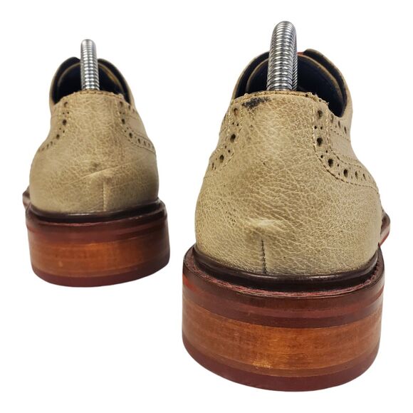 COLE HAAN Shoes COLTON WINTER Mens Size 8.5 Summer Khaki Oxford Wingtip C11898 main image 7